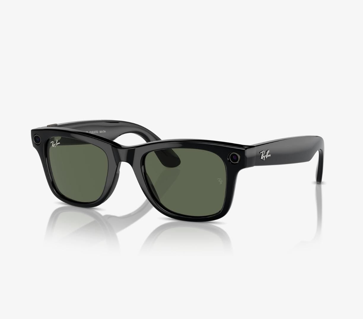 RAY-BAN I META WAYFARER SHINY BLACK-GEN 1