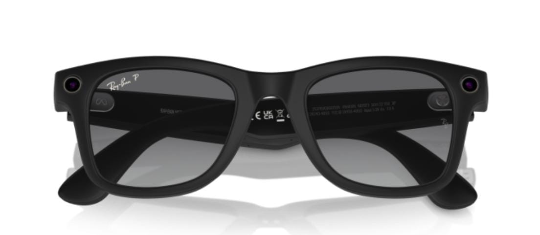 RAY-BAN I META WAYFARER MATTE BLACK -GEN 1