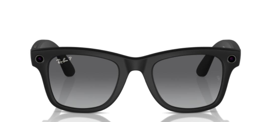 RAY-BAN I META WAYFARER MATTE BLACK -GEN 1