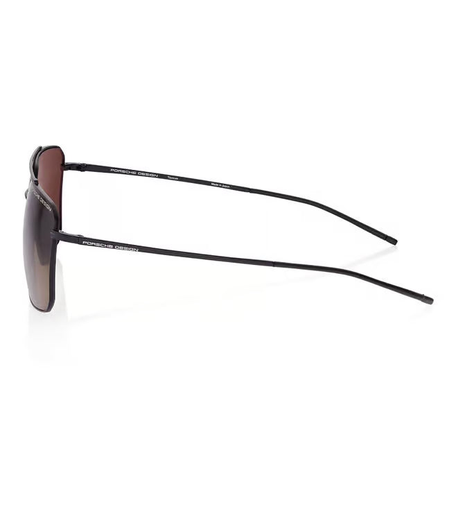 PORSCHE DESIGN Brown UV Protected Aviator Sunglasses for Men P8936 61A